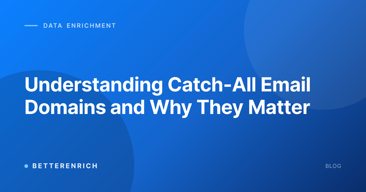 Understanding Catch-All Email Domains and Why They Matter
